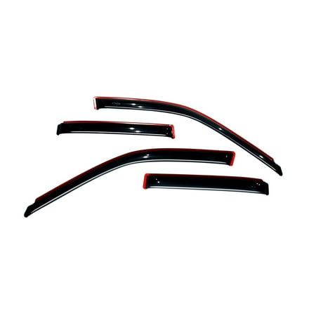 AVS 02-06 Honda CR-V Ventvisor In-Channel Front & Rear Window Deflectors 4pc - Smoke