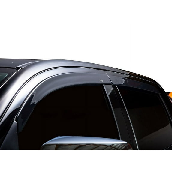 Auto Ventshade (AVS) by RealTruck Low Profile Ventvisor / Window Deflectors | Compatible with 2013-2021 Nissan Pathfinder, 4 pcs. | Dark Smoke-894067