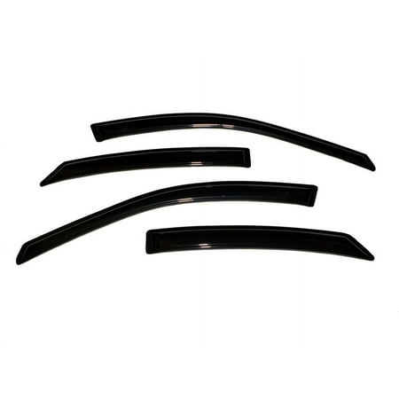 Auto VentShade (AVS) 94847 Outside Mount Ventvisor Window Deflectors Front & Rear Set 4 Pc. Set Fits 1996-2007 Ford Taurus Sedan