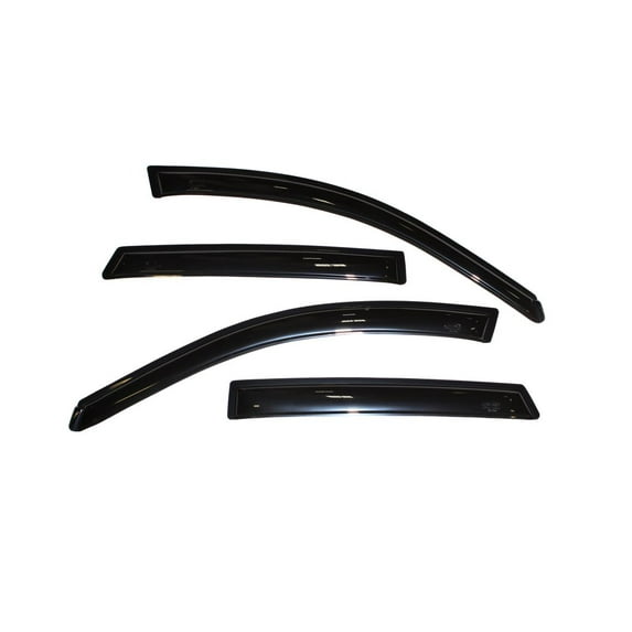 Auto Ventshade (AVS) by RealTruck Outside Mount Ventvisor / Window Deflectors Front & Rear Set 4 Pc. Set Compatible with 2003-2008 Toyota Matrix