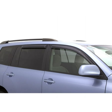 Auto Ventshade (AVS) by RealTruck Outside Mount Ventvisor / Window Deflectors Front & Rear Set 4 Pc. Set Compatible with 2008-2013 Toyota Highlander