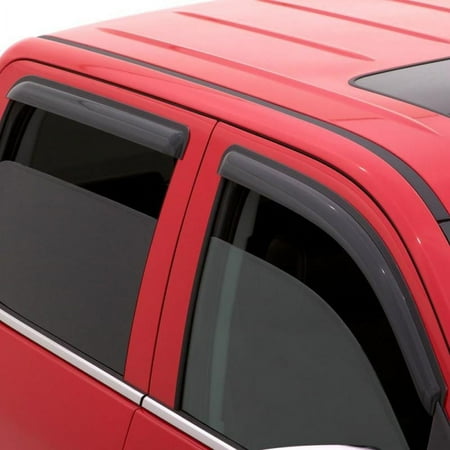 Auto VentShade (AVS) by RealTruck Outside Mount Ventvisor® Window Deflectors Front & Rear Set Compatible with 2014-2020 Chevy Impala