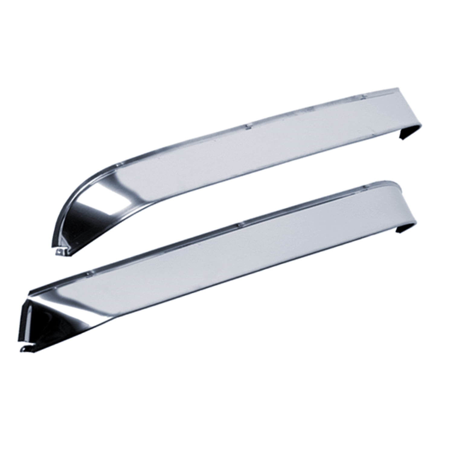 Auto Ventshade Ventshade Xtra Wide w/ Silver Finish, 2 pc 19801996