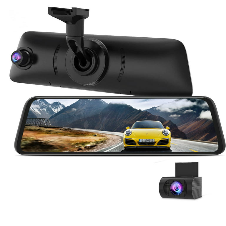 Auto-Vox 9.35inch Smart Mirror Dual Dash Cam Rear View Reverse
