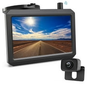 Auto-Vox Wireless Back Up Camera for Truck, Dual Camera Channels RV Trailer Rear View Cam Systems W7PRO
