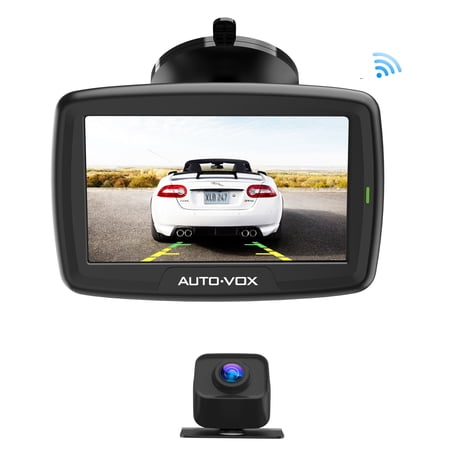 Auto-Vox Wireless Backup Digital Wireless Reverse Camera for Trailer, Black, 4.50 x 0.50 x 3.40 in