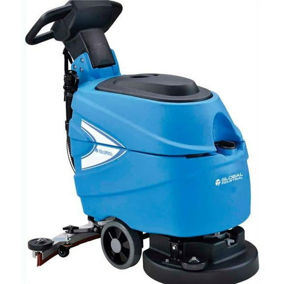 Auto Walk-Behind Floor Scrubber with 17 in. Cleaning Path, Two 80A Batteries