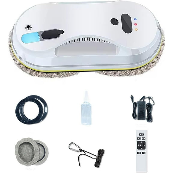 Auto Water Spray Window Cleaner Robot, 5600pa Vacuum Glass Cleaner, Smart Glass Cleaning Robotic, Intelligent Automatic Cleaner Robot For Outdoor&Indoor Windows