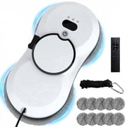Smart Window Cleaning Robot, AI Path Planning, Frameless Edge Detection, Single-sided water spray 5600PA Suction Power