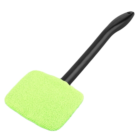 Auto Windshield Cleaner Brush,Car Glass Dust Sweeper,Vehicle Interior Cleaning Tool,Heavy Duty Washable Microfiber Pad Portable Wiper Brush for Automobile Window Quick Decontamination Cleaning Tool