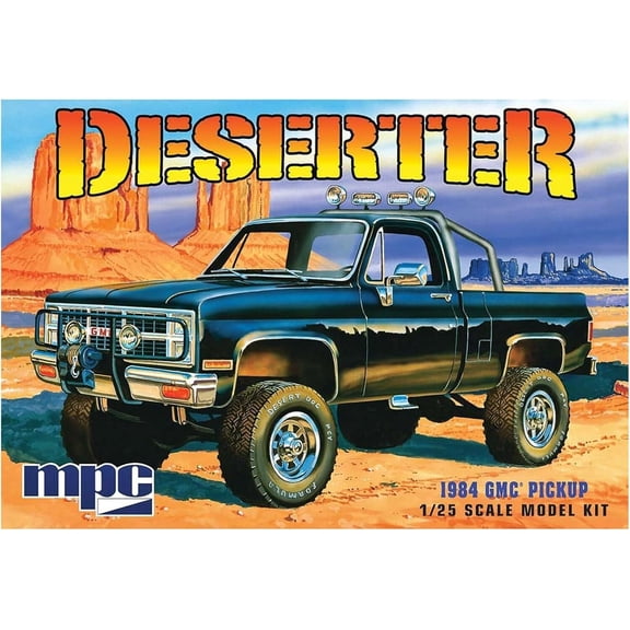 MPC 1984 GMC Pickup (White) 1/25 Scale Model Kit