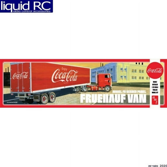 Auto World 1:25 Scale Coca-Cola Fruehauf Van Semi Trailer