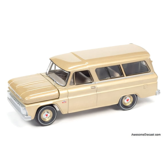 Auto World 1:64 1966 Chevrolet Suburban, Saddle Metallic