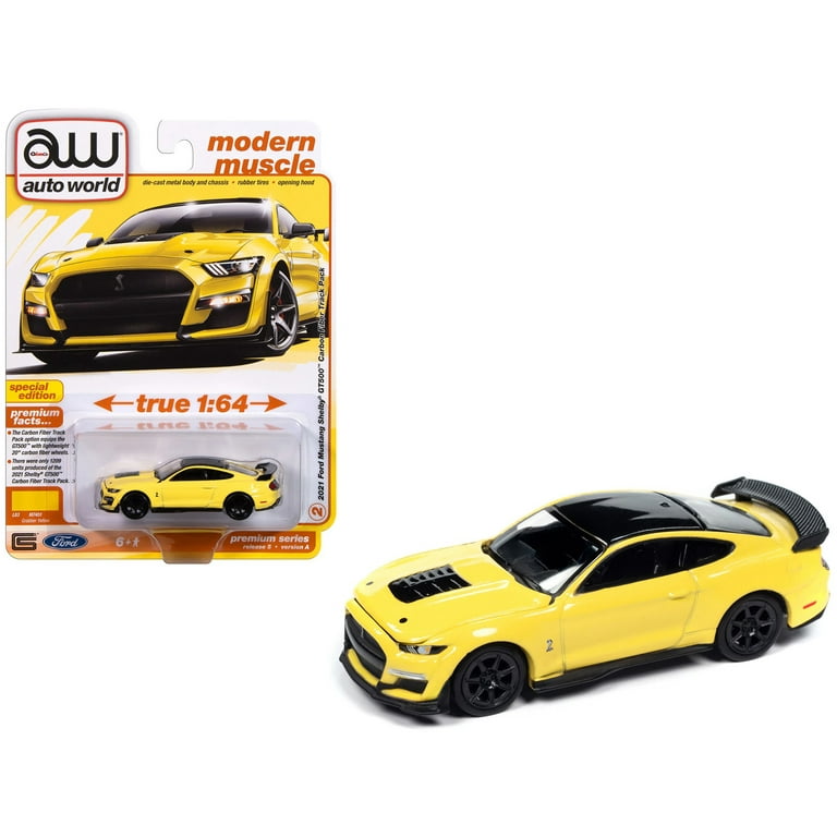 Auto World 1:64 Die Cast 2021 Ford Mustang Shelby GT500 Carbon