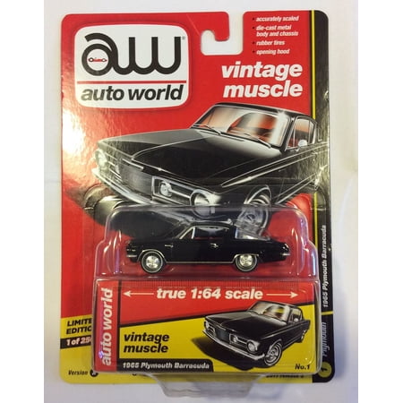 Auto World 1:64 Scale 1965 Plymouth Barracuda Diecast Car