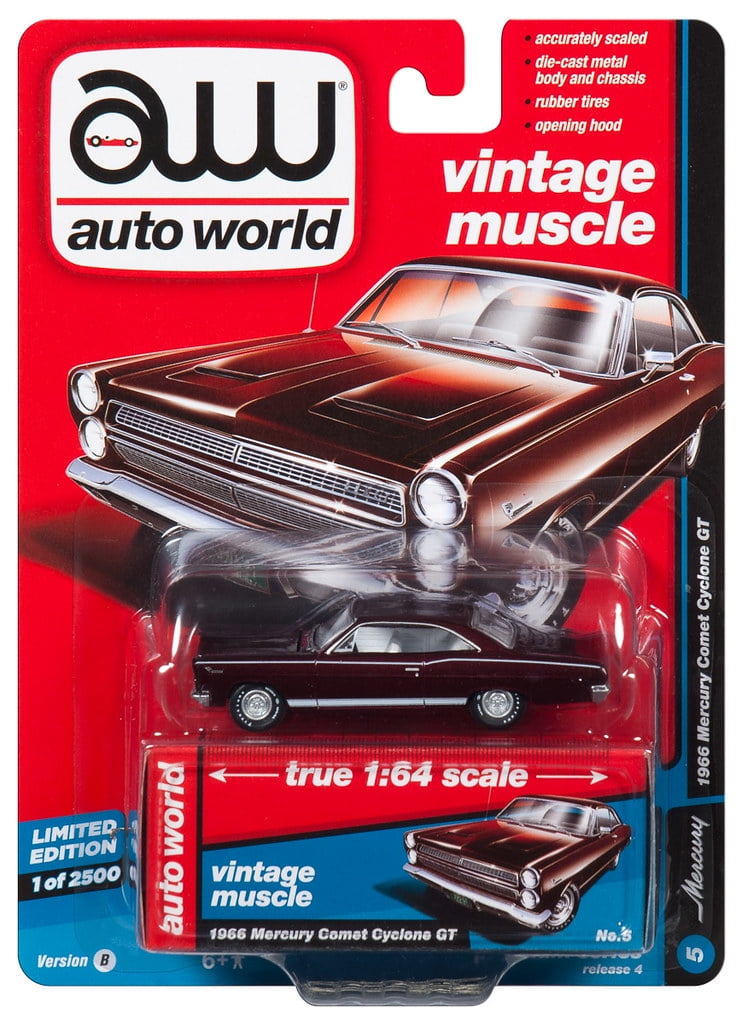 Auto World 1:64 Scale 1966 Mercury Comet Cyclone GT