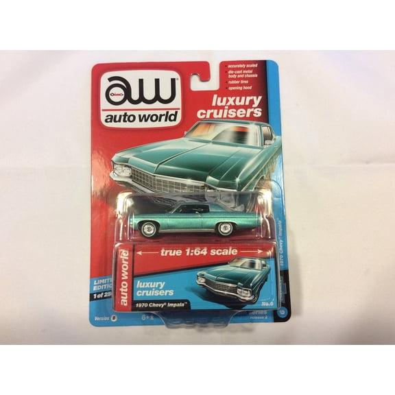 Auto World 1:64 Scale 1970 Chevy Impala Diecast Car