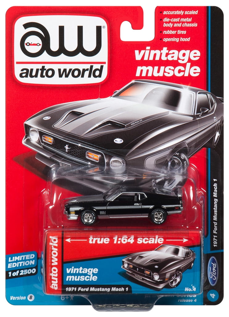 Auto World 1:64 Scale 1971 Ford Mustang Mach 1