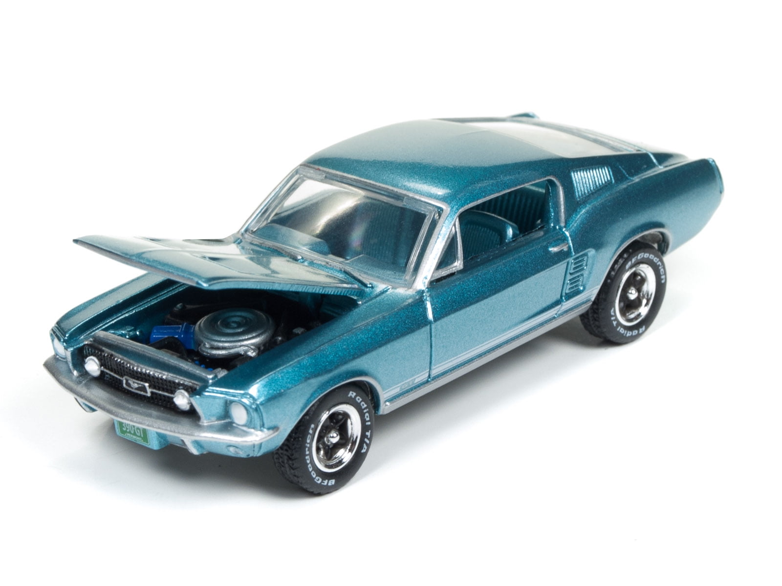 Auto World 1:64 Vintage Muscle 1967 Ford Mustang GT Diecast Toy