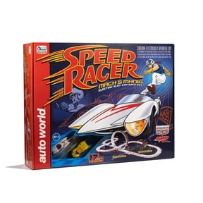 Auto World 17' Speed Racer Mach 5 Mania Slot Race Set HO Scale SRS361