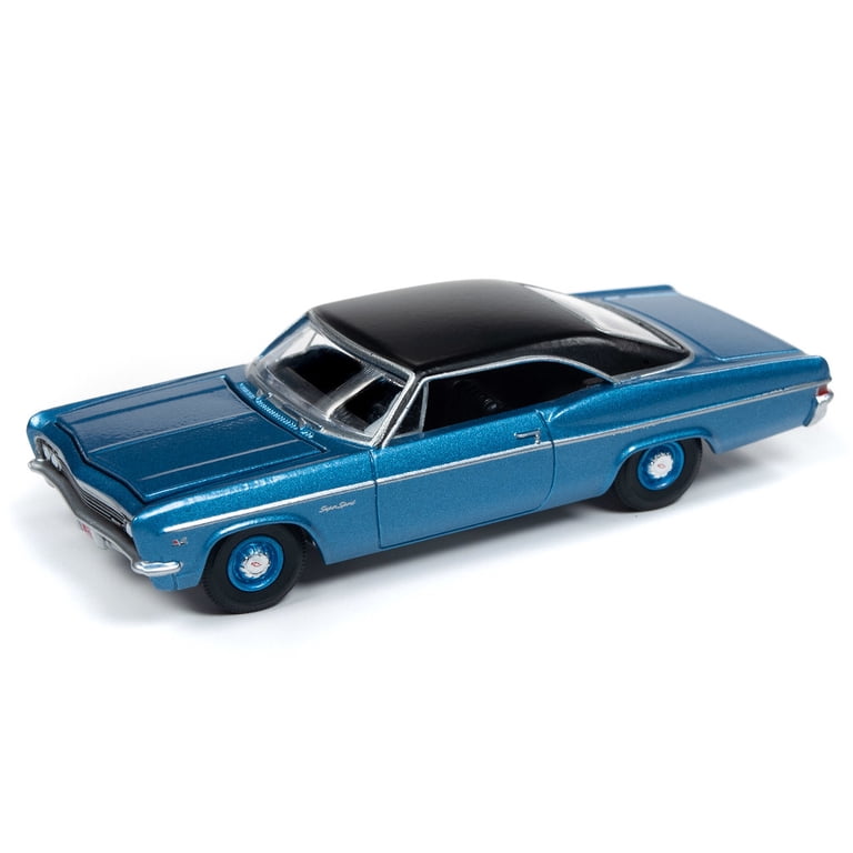 Auto World 1966 Chevy Imapala - Marine Blue - Walmart.com