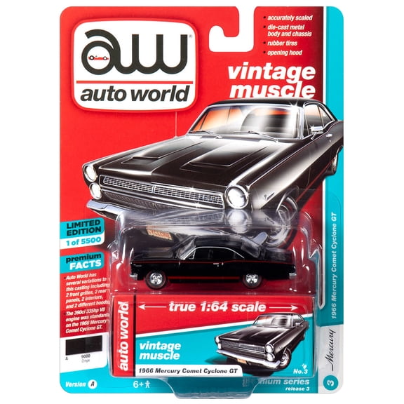 Auto World 1966 Mercury Comet Cyclone Car Toy