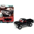 thumbnail image 1 of Auto World 1980 Chevy Custom Deluxe Stepside Black Truck Play Vehicle, 1 of 2