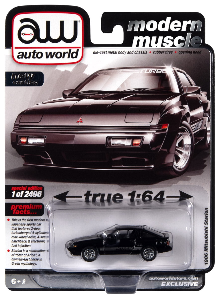 Auto World 1986 Mitsubishi Starion 1:64 Scale (Auto World Store