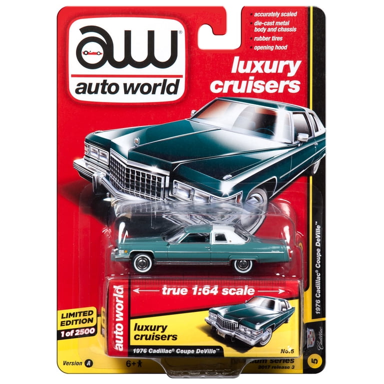 Auto World 64112 1:64 Luxury Cruisers 1976 Cadillac Coupe DeVille