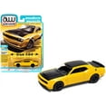 thumbnail image 1 of Auto World 64302 1:64 Modern Muscle 2018 Dodge Challenger SRT Series B Yellow, 1 of 2