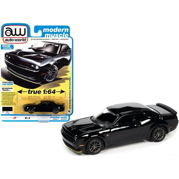 Auto World 64302 1:64 Modern Muscle 2019 Dodge Challenger R/T Scat Pack Series A