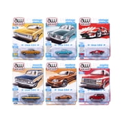 Auto World Premium 2025 Release 3 Set A of 6 Pieces 1/64 Diecast Model Cars by Auto World