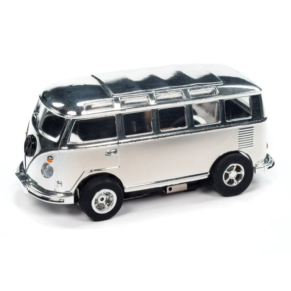 Auto World Slot Car 1965 VW Samba Bus  Chrome