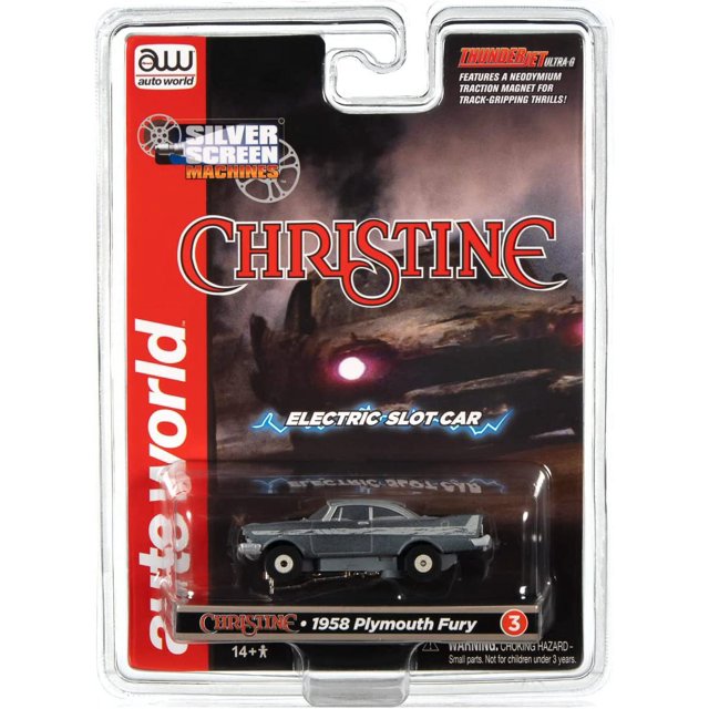 Auto World Thunderjet Christine 1958 Plymouth Fury (After Fire) HO