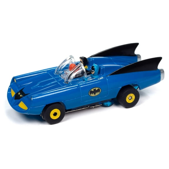 Auto World Thunderjet SC395-2 Comic Book 1968 Batmobile (Blue) HO Scale Slot Car