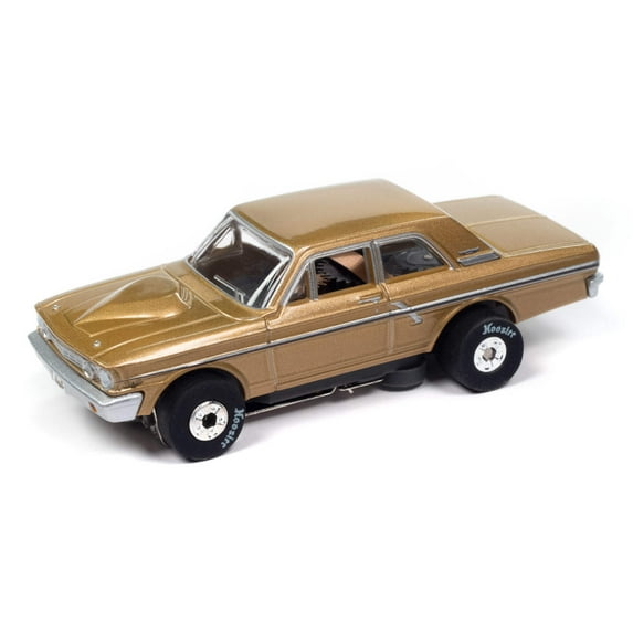 Auto World Thunderjet SC408-2B 1964 Ford Thunderbolt Prairie Bronze HO Scale Slot Car