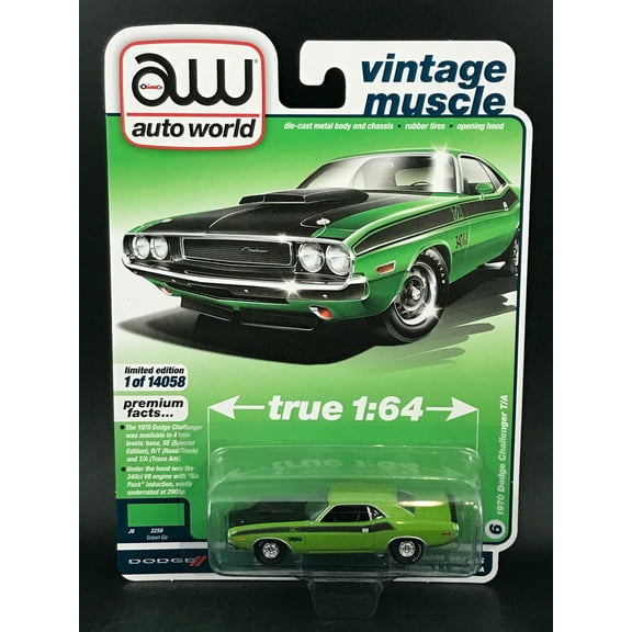 Auto World - Vintage Muscle #6 - 1970 Dodge Challenger T/A
