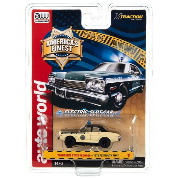 Auto World Xtraction Americas Finest Sc397 Slot Car 1978 Plymouth Fury Tn