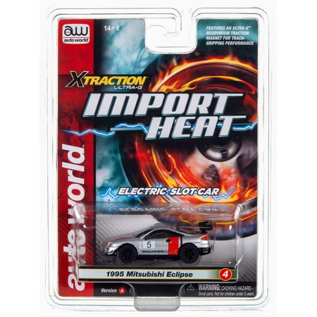 Auto World Xtraction Import Heat Sc391 Slot Car 1995 Mitsubishi Eclipse Sr A