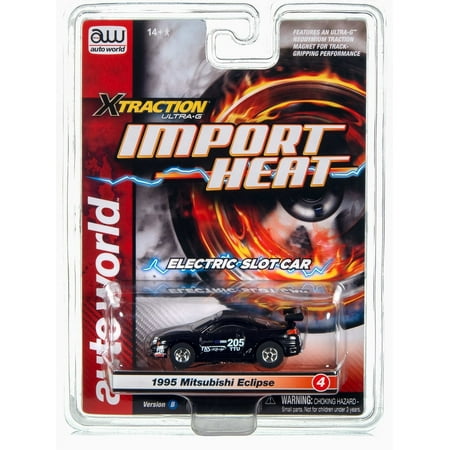 Auto World Xtraction Import Heat Sc391 Slot Car 1995 Mitsubishi Eclipse Sr B