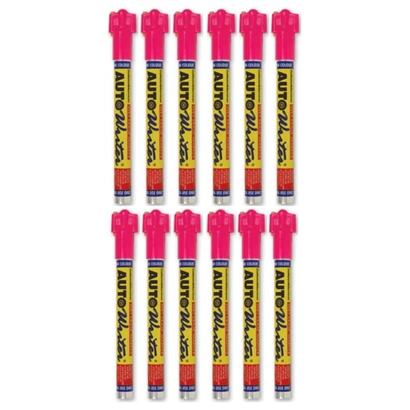Auto Writer Pen, Pink, 12 Pen