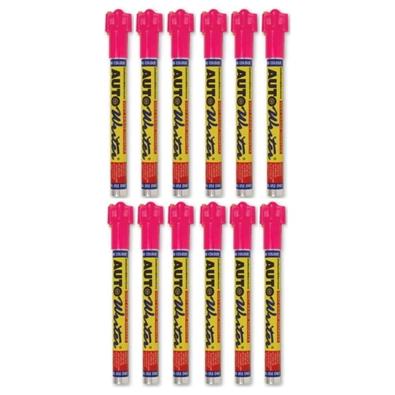 Auto Writer Pen, Pink, 12 Pen