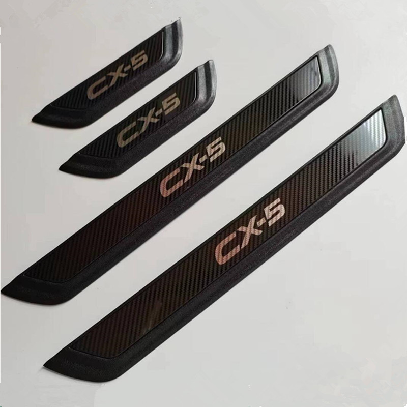 Auto door sill plate scuff plate threshold for Mazda CX5 cx 5 20172023, car accessories