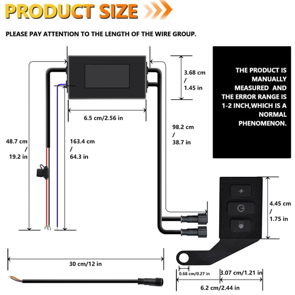 Auto lamp harness,300w 16 Waterproof Harness Kit Hxber Harness Kit 300w 16 Siuke Buzhi