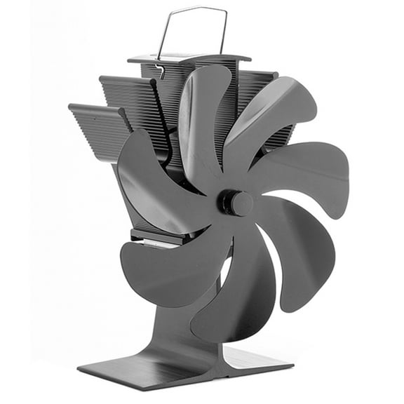 Auto-sensing Fan Heat Powered Stove Fan 7 Blades Perfect for Home Efficient Heat Distribution Saving