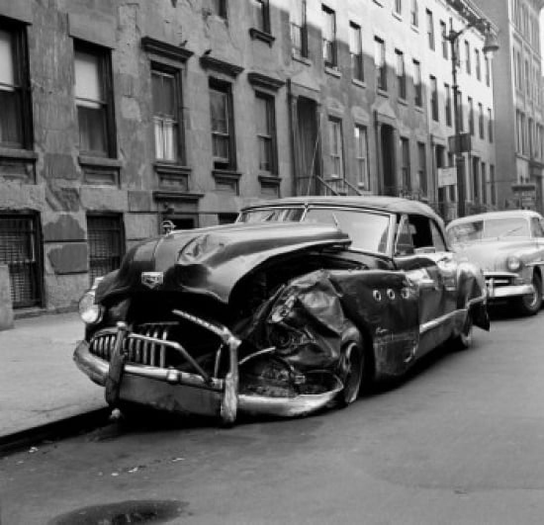 Auto wreck Canvas Art - (24 x 36)