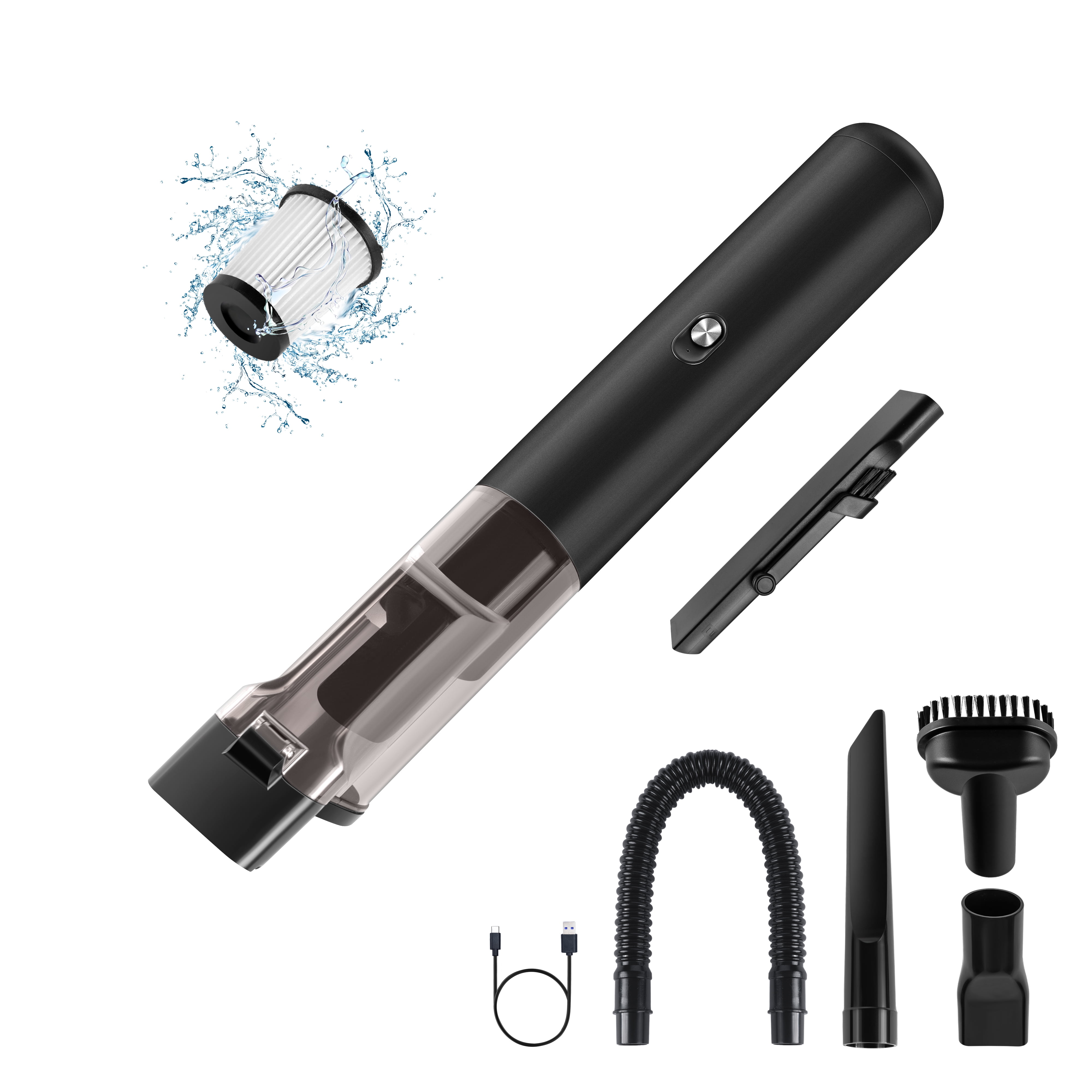 AutoBot Car Vacuum Cleaner High Power, 20000PA Handheld Vacuum for 50 Mins Runtime, Portable Vacuum for Car Home Cleaning, Rechargeable Mini Hand Held Vacuum