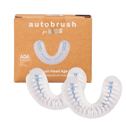 Autobrush Double sided Nylon Brush Heads (Kids, Ages 6-8, 2 Pack)