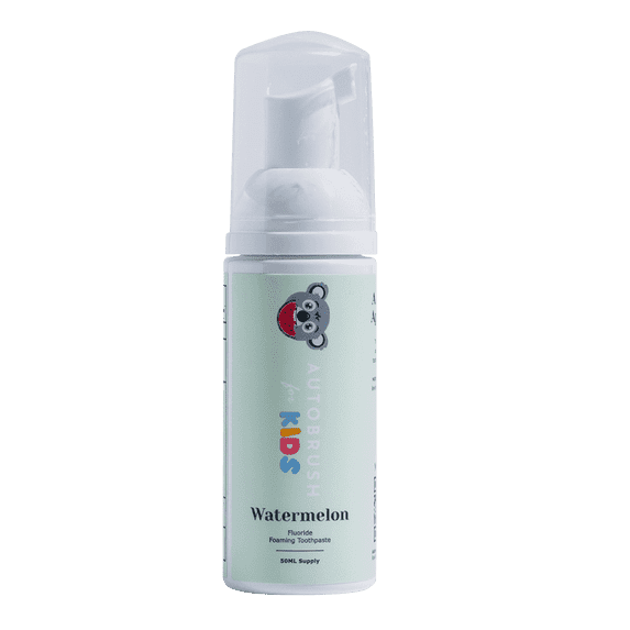 AutoBrush Kids Fluoride Foaming Toothpaste Watermelon Flavor (1 Pack)