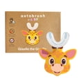 thumbnail image 1 of AutoBrush Manual Kids U Shaped Toothbrush with Soft Nylon Bristles (Double-Sided), Ages 3-5, Giraffe, 1 of 8